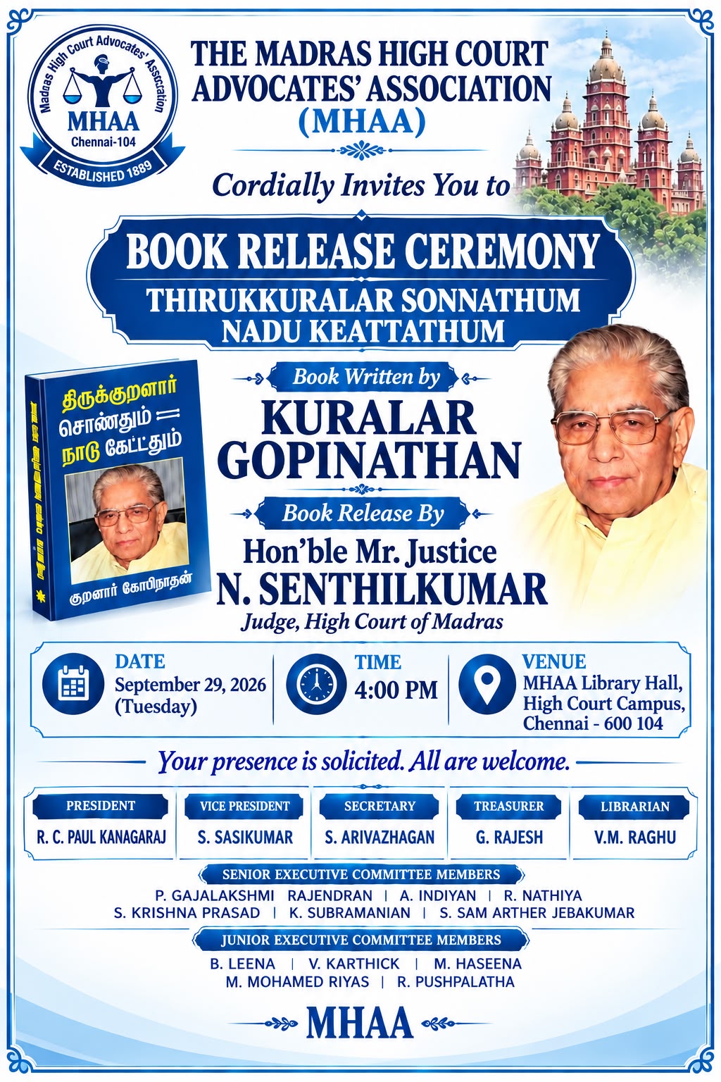 BOOK RELEASE EVENT